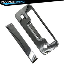 For 13-15 Nissan Titan Chrome Abs Tailgate Door Handle Cover W Key Camera Hole