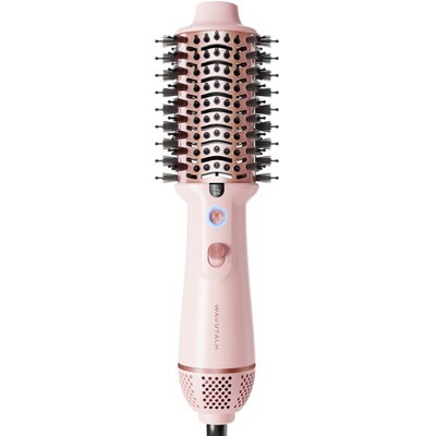 Hair Dryer Brush Dual Voltage 110V-240V Ionic Anti Frizz Travel Pink Wavytalk