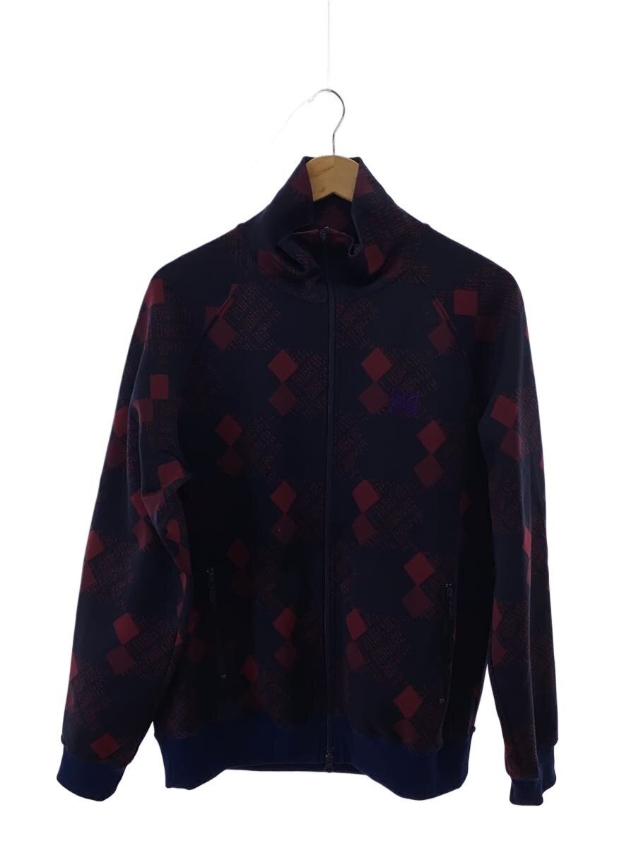 Needles Track Jacket Poly Allover Pattern M/NVY P… - image 1