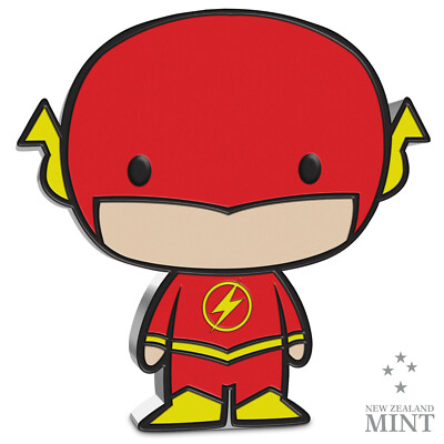 2 $ Dollar Chibi DC COMICS  THE FLASH  Niue Island 1 oz Silber 2020