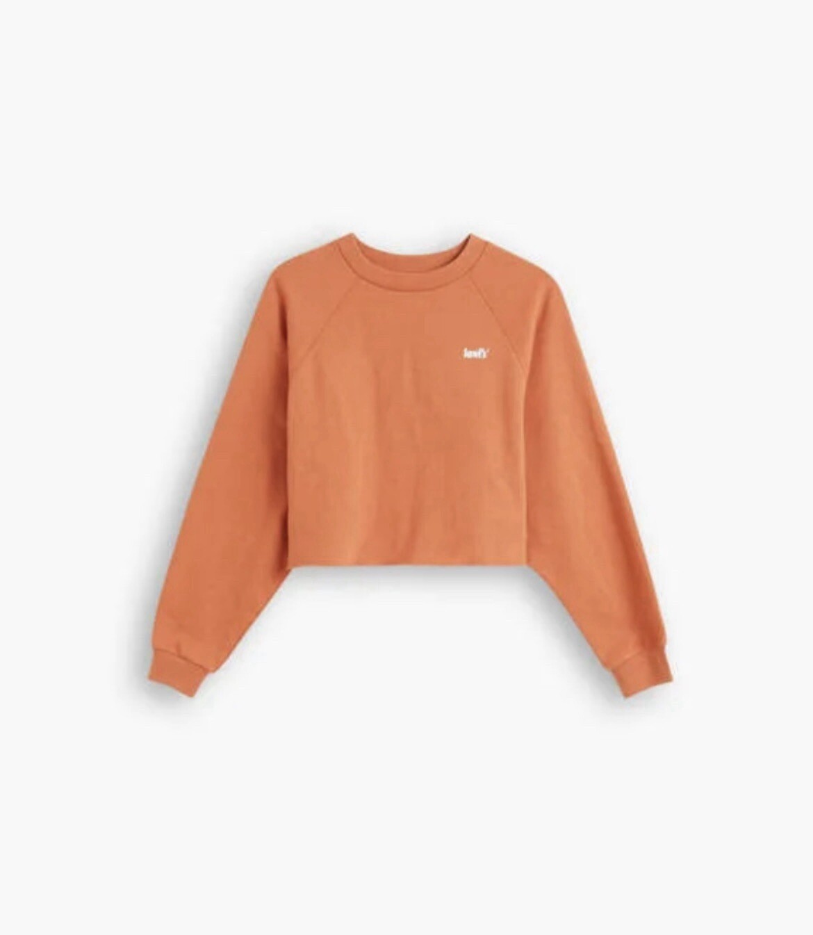 Levi’s Laundry Days Orange Cropped Lounge Pullover image 3