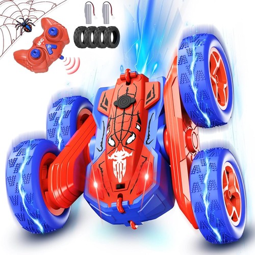 Spider Remote Control Cars for Kids,Double Sided 360° Flips Rotating 4WD Off...