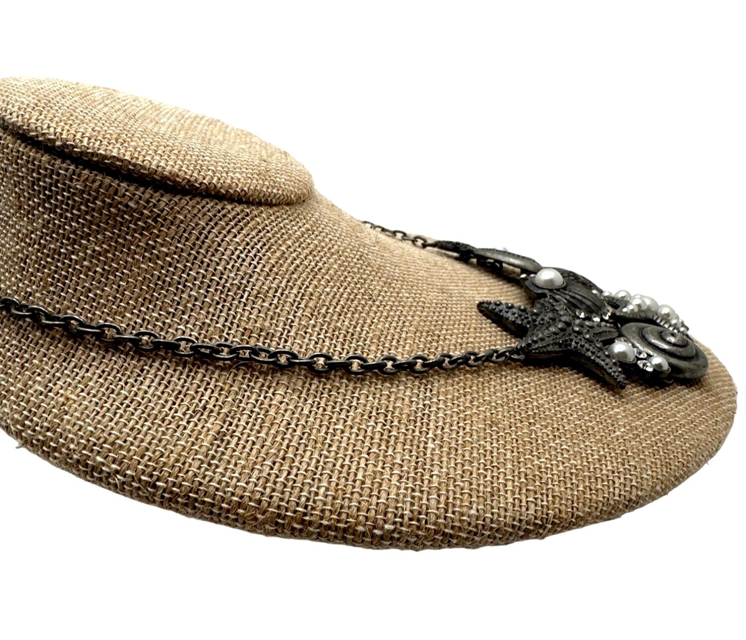 Cookie Lee Boho Shell Statement Necklace Chunky S… - image 3