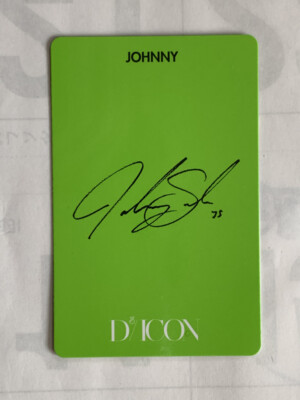 Johnny Nct 127 DICON photobook Korea boy band Card k-pop Johnny