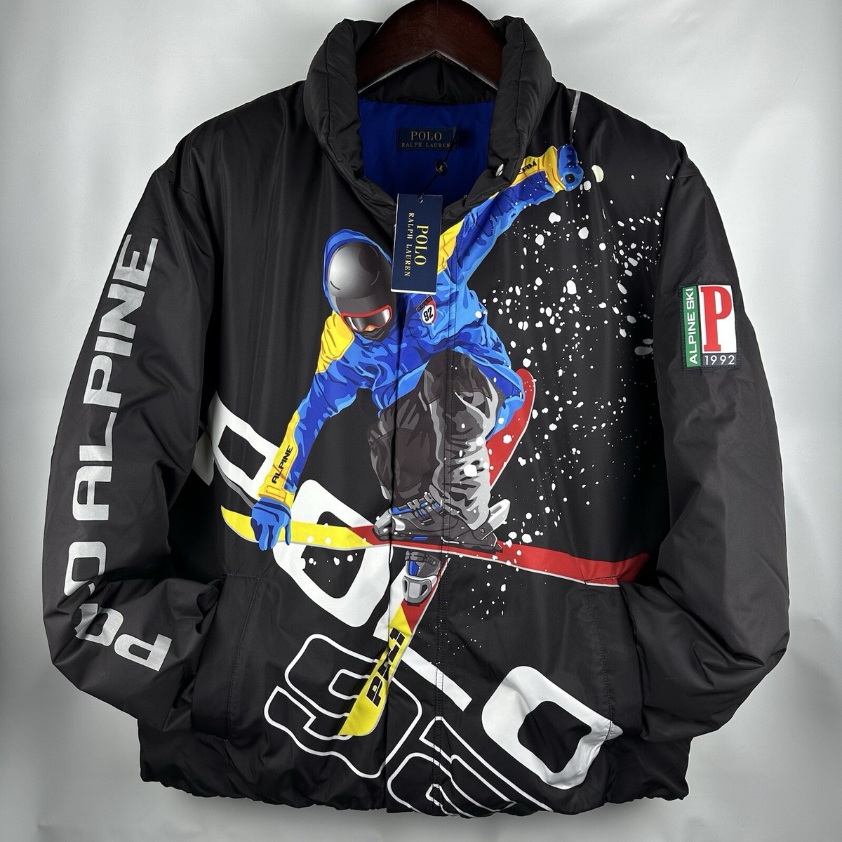 Polo Ralph Lauren Men's Alpine Down Jacket Puffer Coat Ski Skier