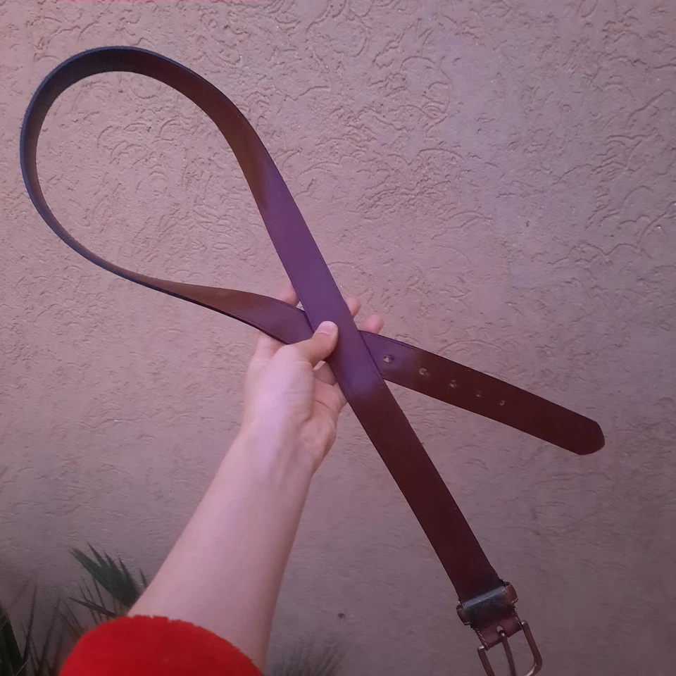 Cinturón de cuero marrón Burberrys Nova Check vintage auténtico Burberry talla 110/42 Foto 3 de 4