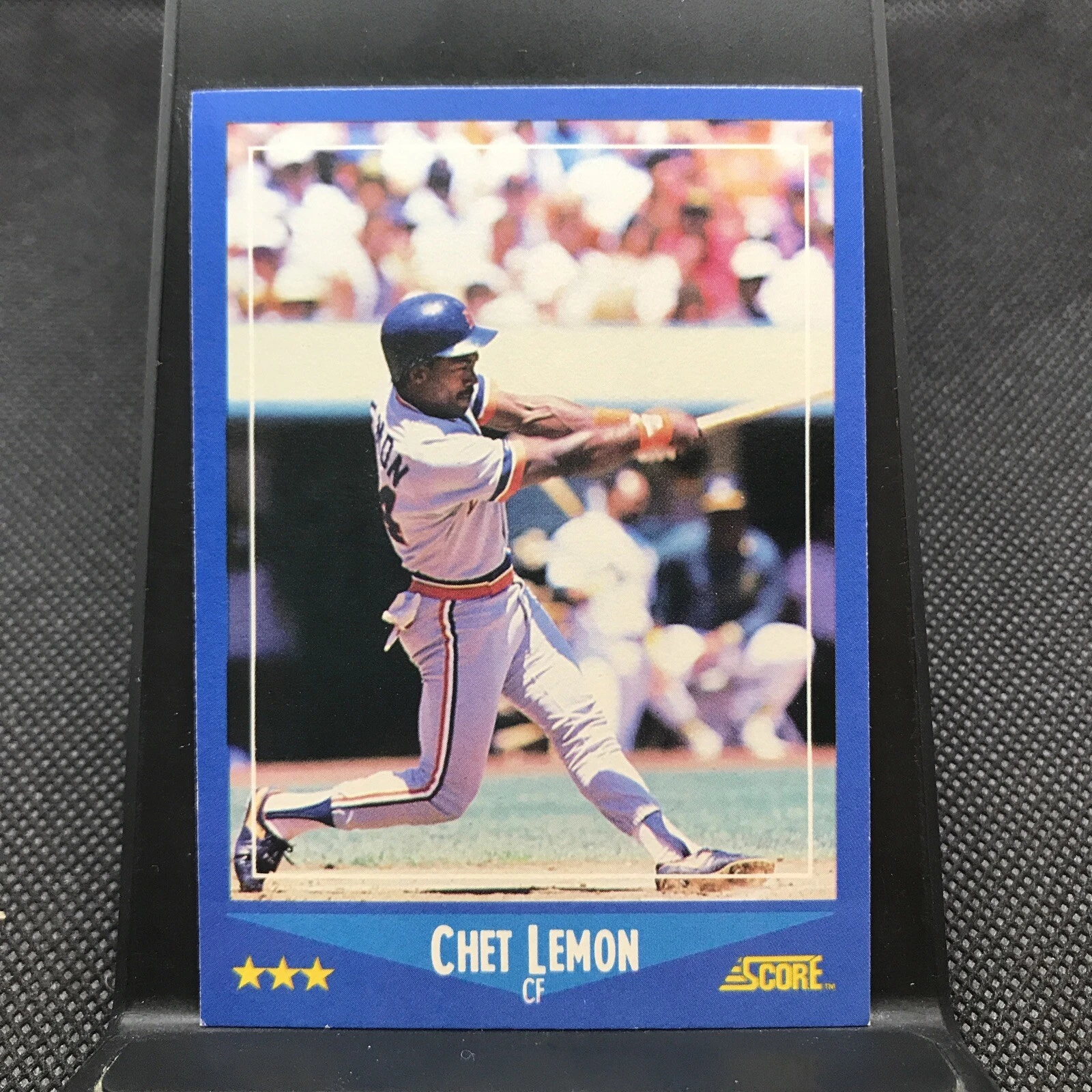 1988 Score - #119 Chet Lemon DETROIT TIGERS