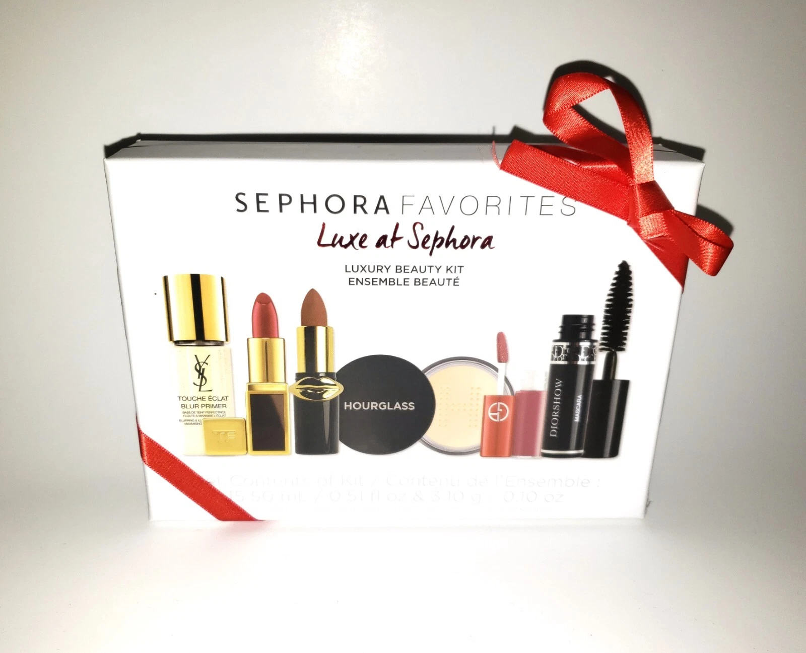 Sephora Favorites Luxe Luxury Beauty Kit 6pc Gift Set Lipstick Primer Mascara