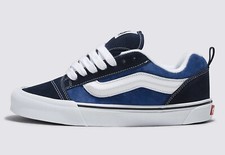 Vans KNU SKOOL Azul Marino/Blanco Verdadero Hombres Mujeres Informales Patín Unisex Tenis Zapatos Nuevos