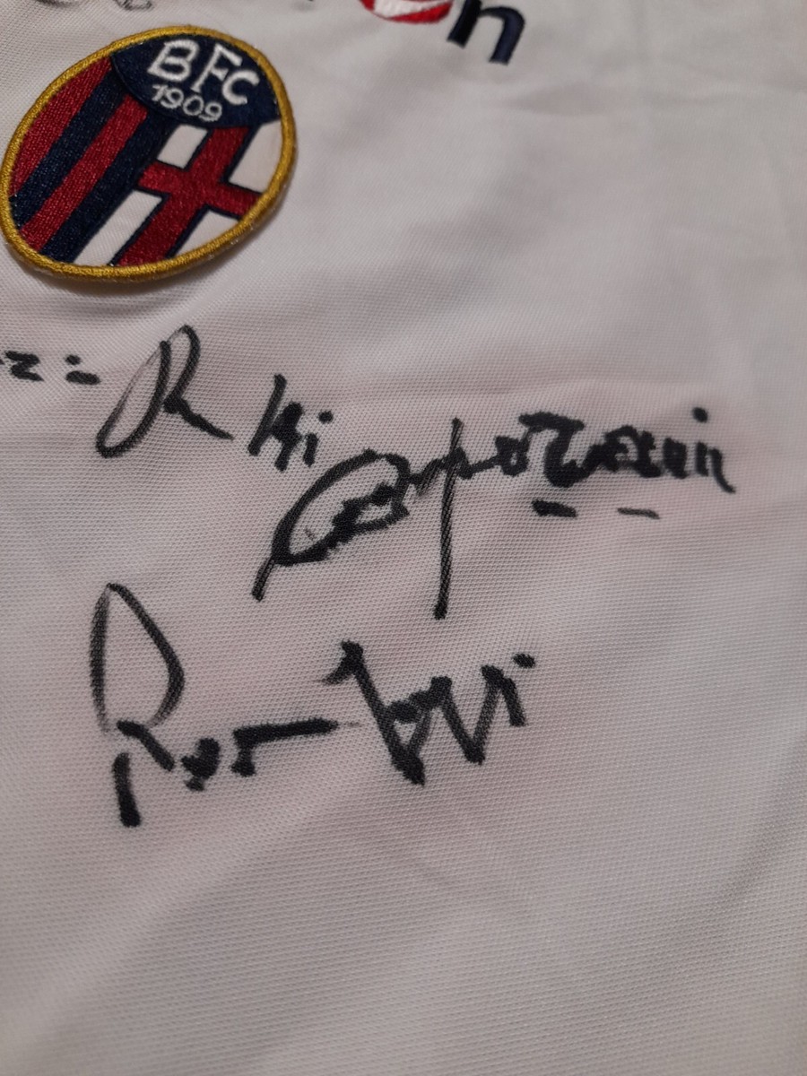 Maillot De Foot Bologna FC 1909 Autographié - Saison 2008/2009 - Occasion Collector