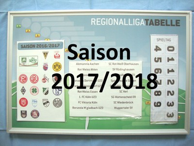 Regionalliga West Magnettabelle 2017 2018 Tabelle 17 18 Ebay