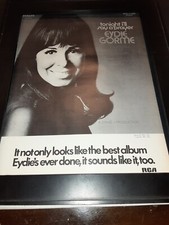 Eydie Gorme Tonight I'll Say A Prayer Rare Original Promo Poster Ad Framed!