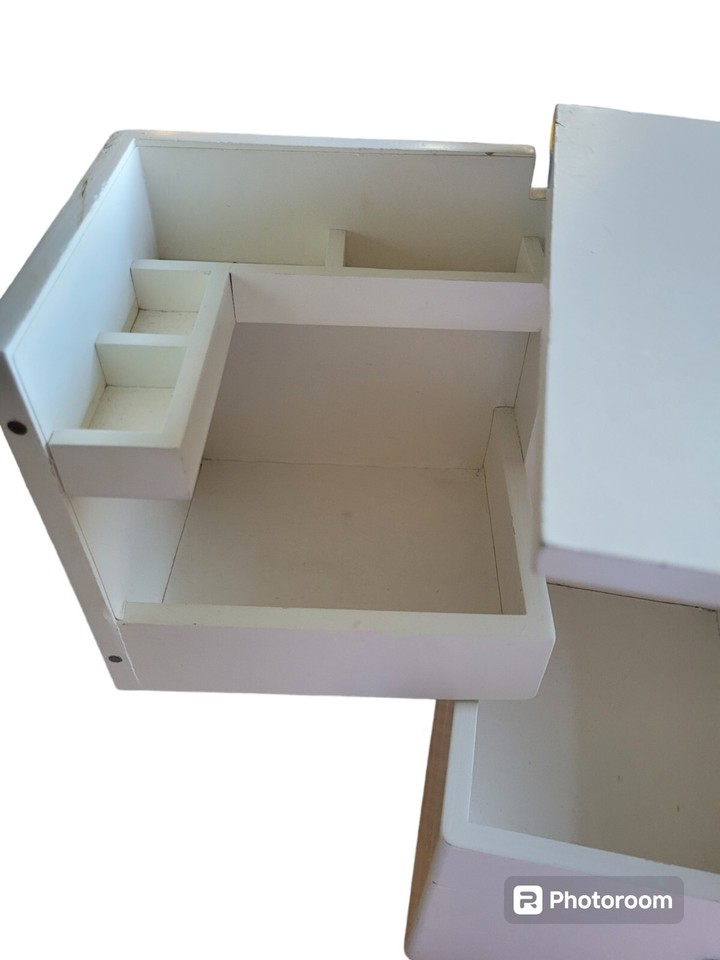 Lori Greiner Makeup Jewelry Organizer Box Clever & Unique Creations 4 Tier eBay