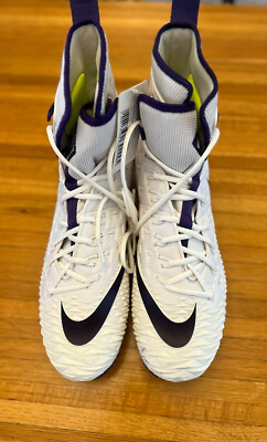 Size 13 Mens Nike Force Savage Elite TD White Purple 857063  display picture 2