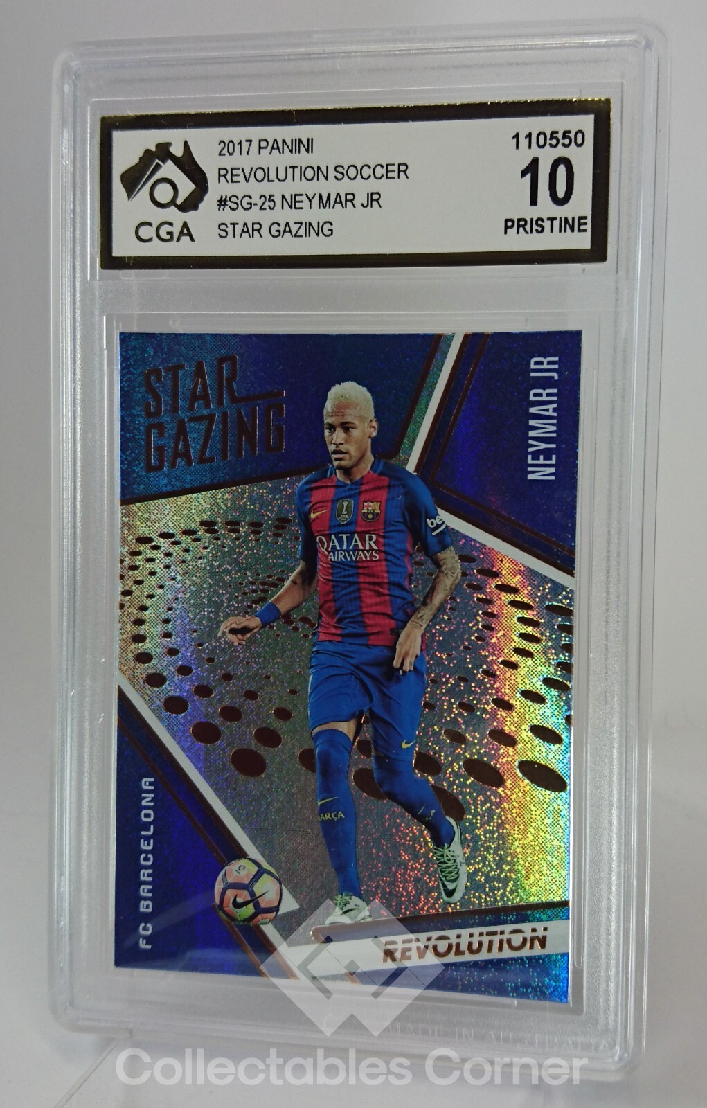 2017 Panini Revolution Neymar Jr Star Gazing Card Graded 10 (cc)