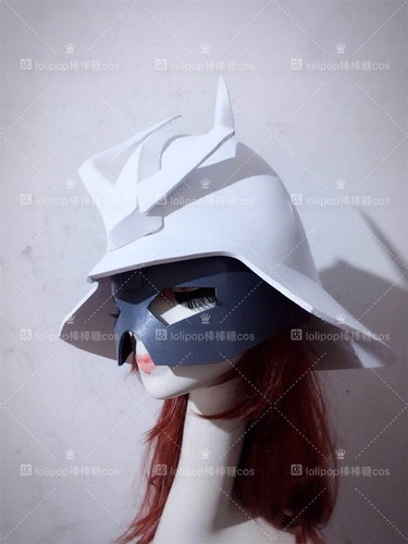 Mobile Suit Gundam:Iron-Blooded Orphans Char Aznable Mask Helmet Cosplay Prop - Picture 7 of 10