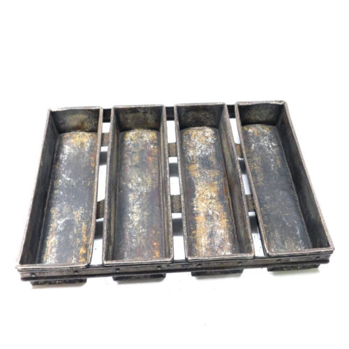(Lot of 10) Ekco 54 Vintage 4-Strap Commercial Baking Pans 25.25"Lx 15"Wx 2.5"H - Picture 3 of 6