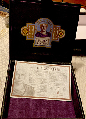 Diamond Crown Julius Caeser Churchill Empty Cigar Box JC Newman Arturo Fuente