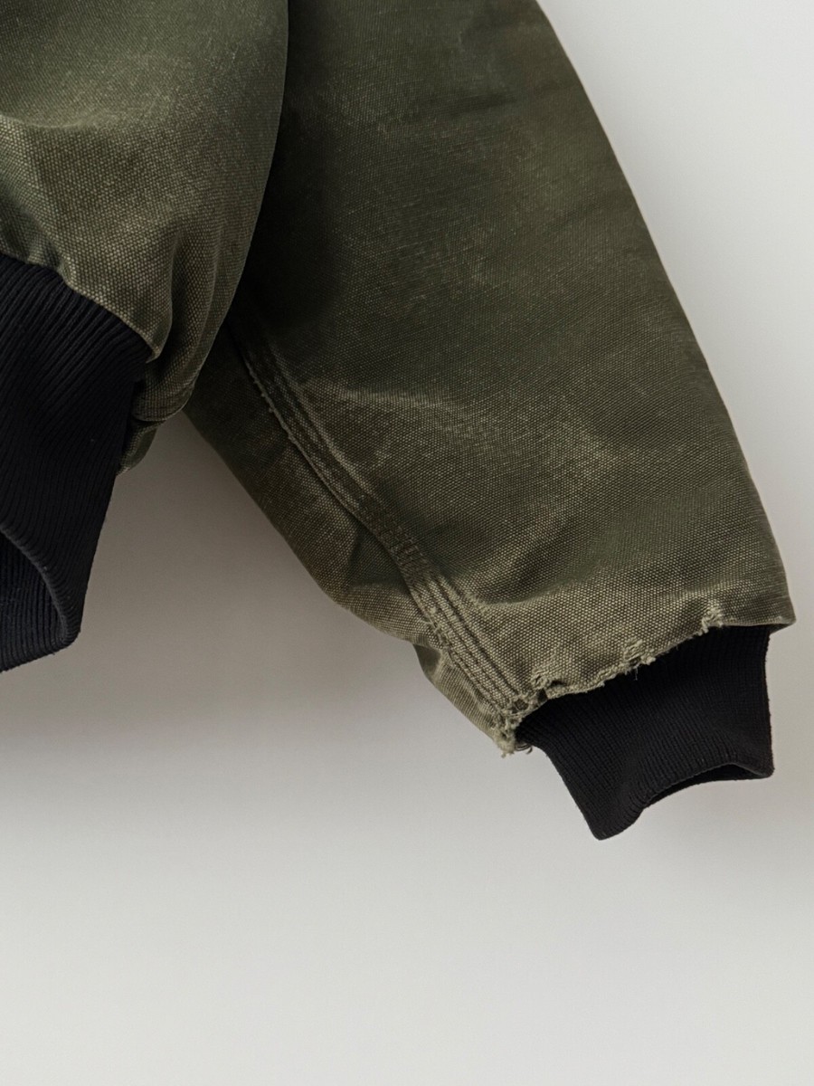 Vintage 90s Men's Carhartt USA Faded Dark Green Active Vintage 90s Men's Carhartt USA Faded Dark Green Active
