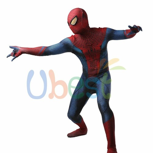 Avengers The Amazing Spider-Man Peter Parker Costume Cosplay Suit For Adult Kids - Picture 8 of 8