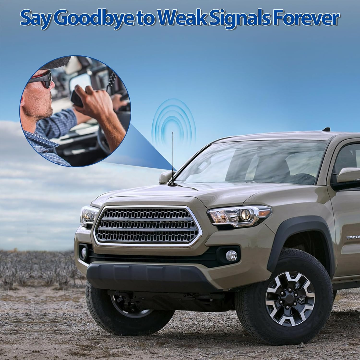 Bingfu Vehicle Mobile Ham Radio Antenna with Ground Planes Dual Band VHF UHF 136