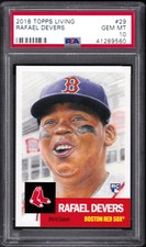 Rafael Devers Red Sox Rookie 2018 Topps 1953 Living Set #29 PSA 10 GEM MINT RC