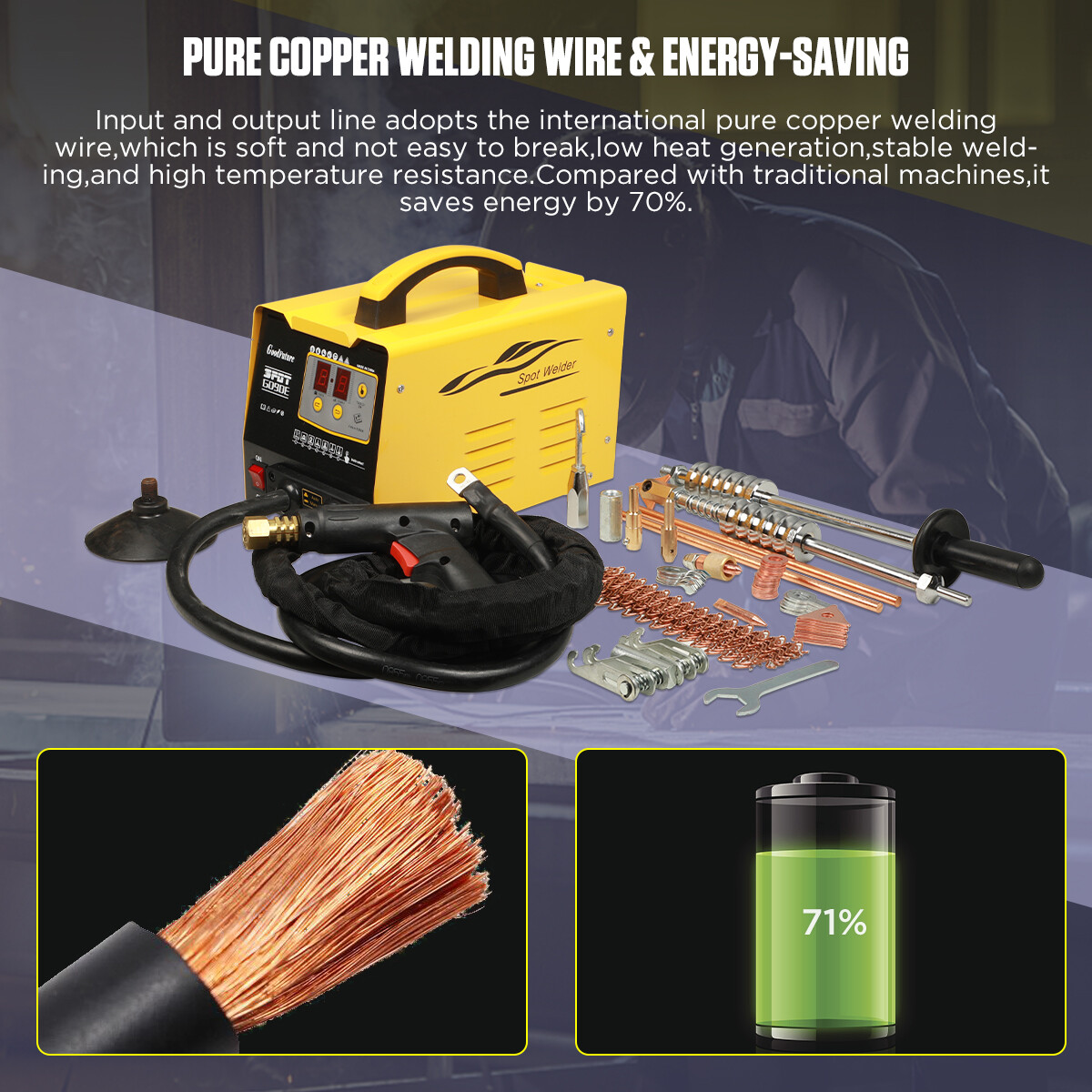 Car Body Panel Spot Welder Dent Puller Kit 7 Models Stud Spot Welder Machine 3KW eBay