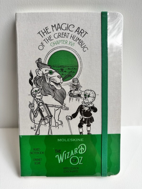 Moleskine Green Wizard of Oz Limited Edition 5x8.25 Ruled Notebook NWT