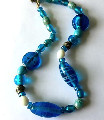 Tour de cou de perles initiales personnalisées, collier de pendentif de