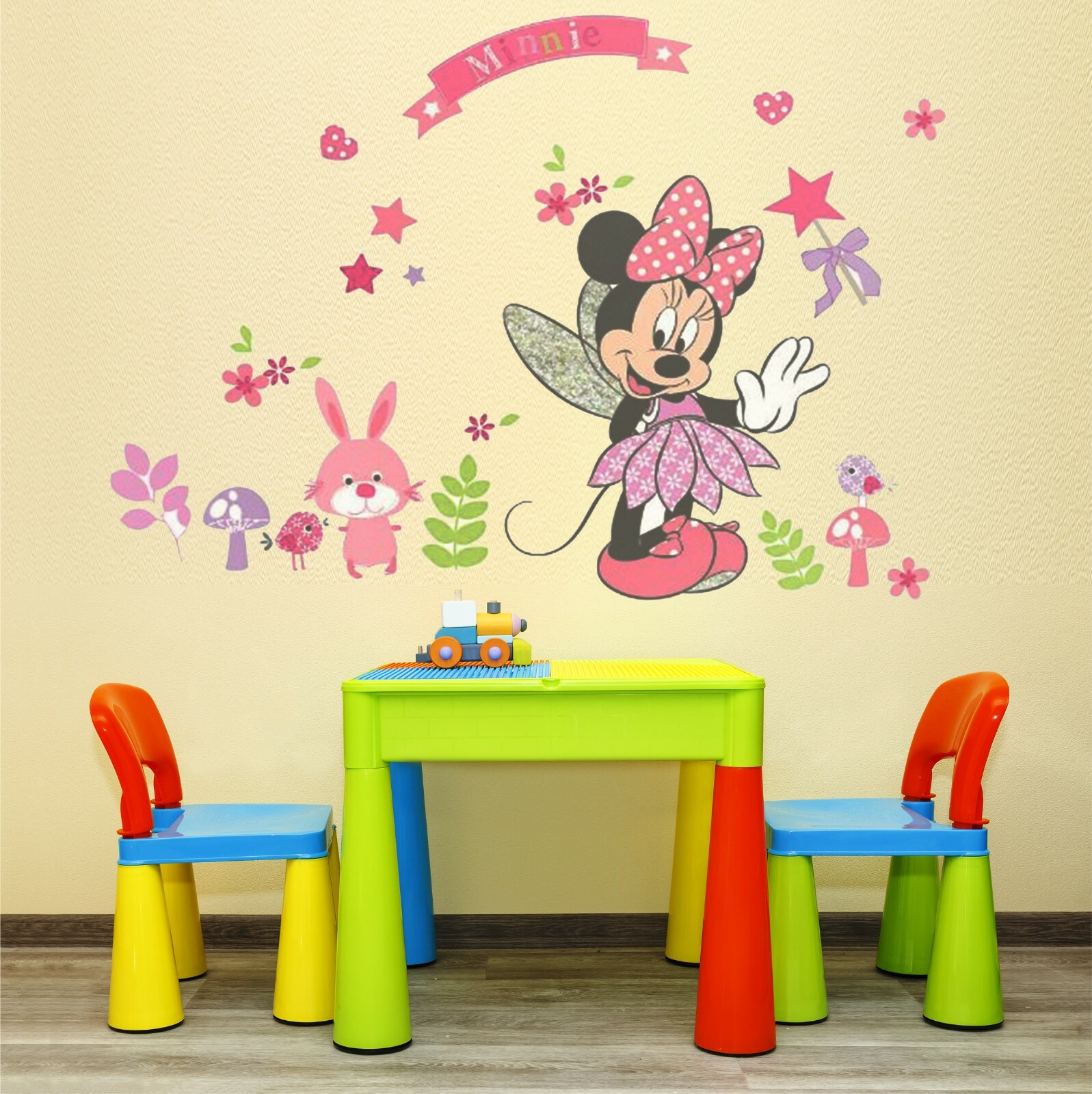 Minnie Mouse Wall Decals Stickers Removeable Vinyl Peel and Stick eBay