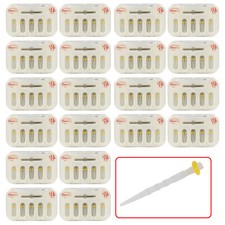USA Dental High Intensity Quartz Fiber Post Resin Screw Post + Drills Yellow Kit