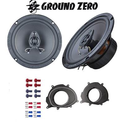 Ground Zero Auto Lautsprecher Boxen 16,5 cm 165mm Koax für Renault Clio IV