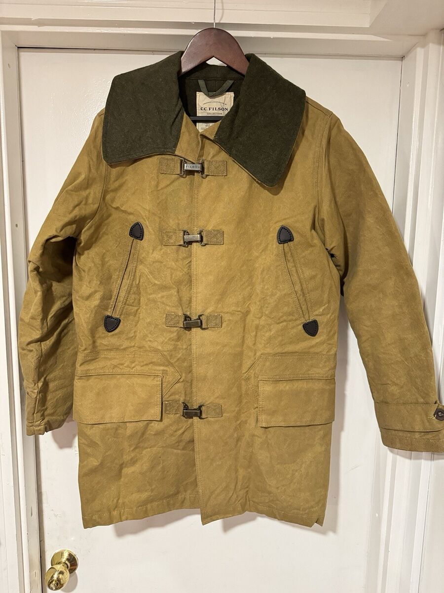 Filson X Cabourn Clip Coat, Waxed / Oiled, Made In USA Filson X Cabourn Clip Coat, Waxed / Oiled, Made In USA