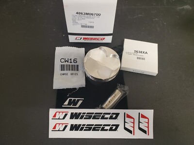WISECO 4863M06700 Schmiedekolben 599cc Für Honda CB600RR 2003-2006 12.4:1 Ringe