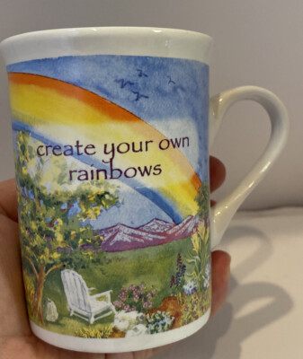 Create Your Own   Rainbows Mug Chicken Soup For The Soul Canfield & Hansen  
