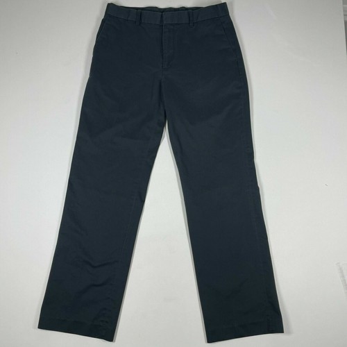 Axist Men's Pants Black Flat Front 
