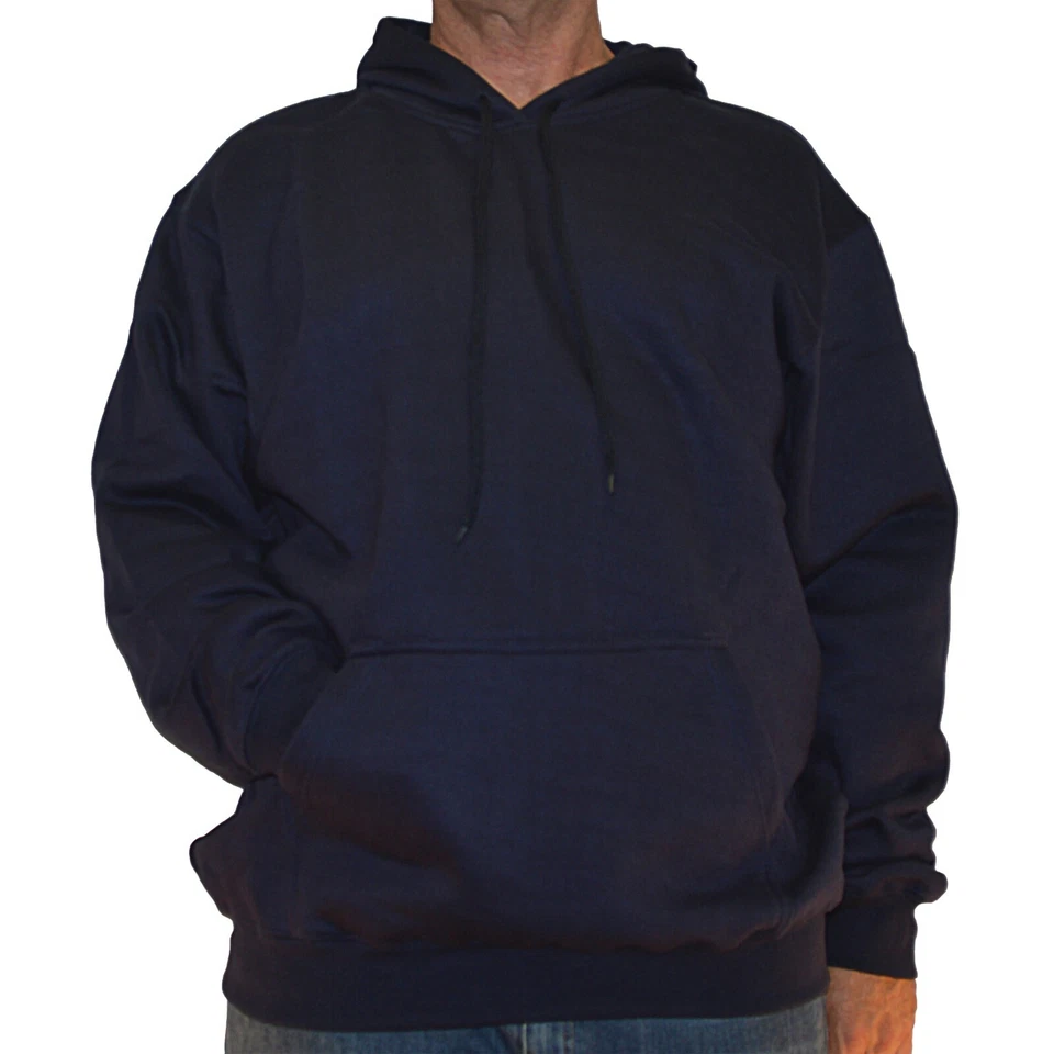 Sudadera con Capucha Pulse Big&Tall Best Fit Superior Polar Roja Negra Azul Marino LT/DK Gris Granate Foto 2 de 4