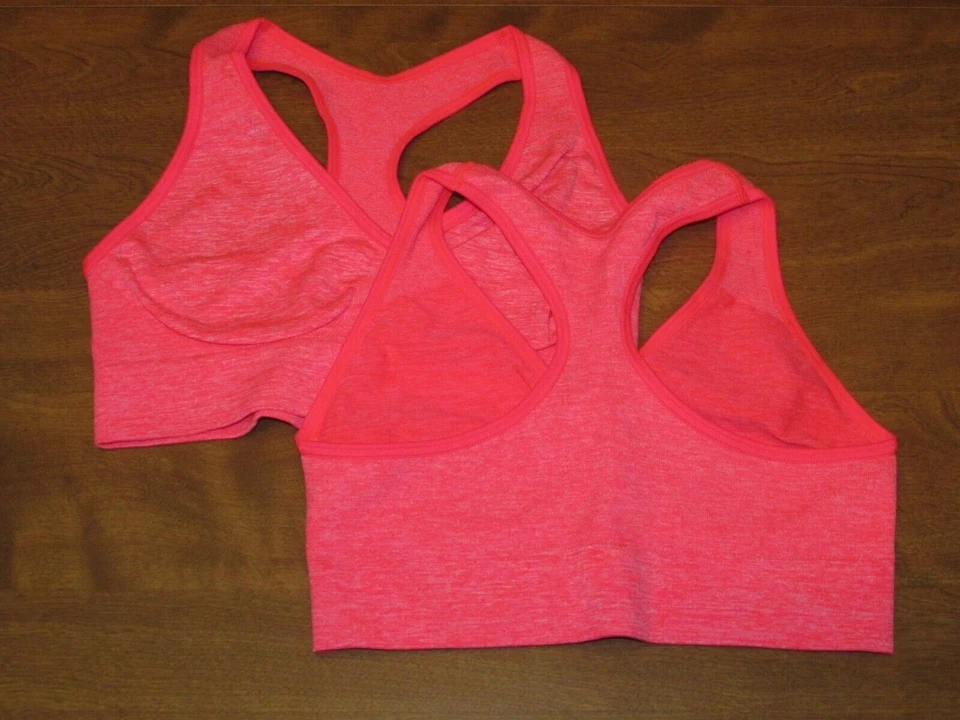 840J1-L04 Hanes G39F уютный спортивный пуловер спортивный бюстгальтер упаковка 2 шт. SM персиковый новый без ценников - Изображение 2 из 2