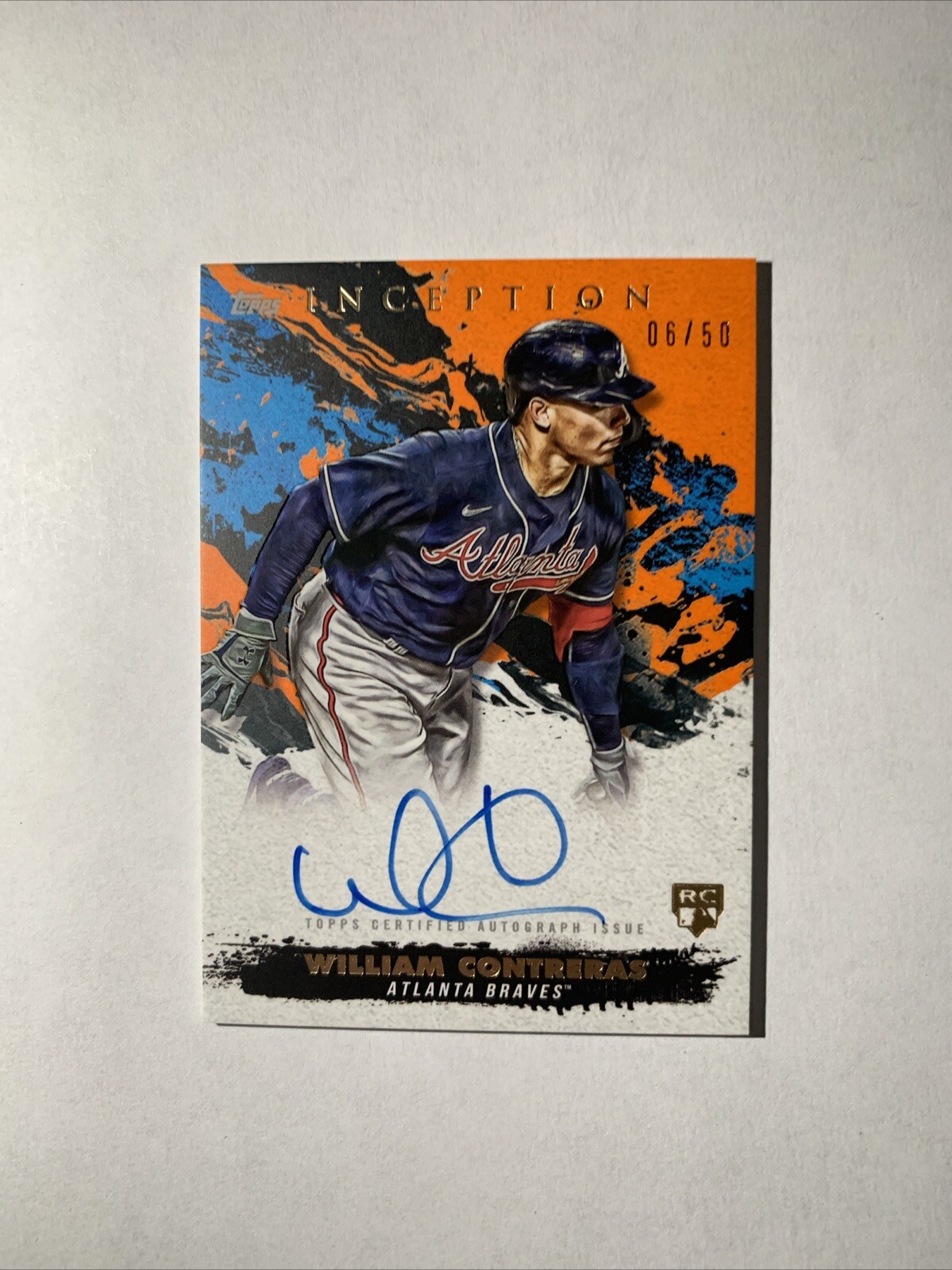 2021 Topps Inception - William Contreras Autographs Orange #RESA-WC 06/50