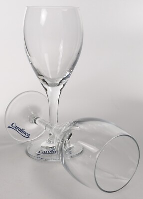 2 x Caroline Fountain Glass Mineral Water Cup Glasses Table Glass 1130