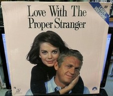LOVE WITH THE PROPER STRANGER 1964 1989 LASERDISC LD Natalie Wood Steve McQueen