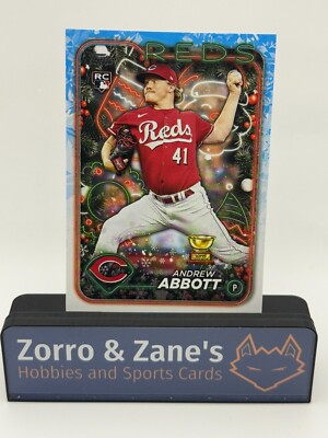 Andrew Abbott 2024 Topps Holiday H82 Cincinnati Reds