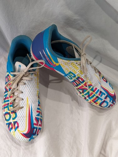 NIKE PHANTOM GT ACADEMY 3D FG/MG Size 4 YOUTH CHLORINE BLUE-PINK BLAST Soccer - Picture 8 of 14