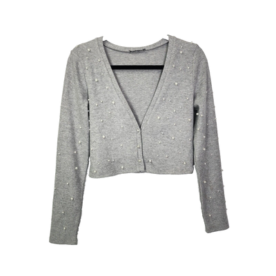 cropped cardigan sweater zara