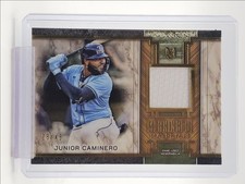 JUNIOR CAMINERO 2025 TOPPS MUSEUM MEANINGFUL GAME-USED PATCH GOLD /49 Q0434