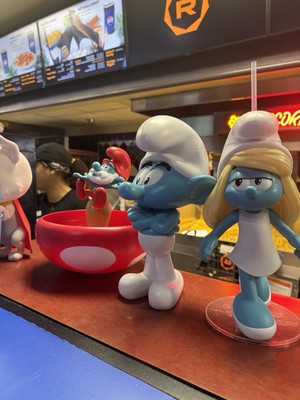 Smurfs Movie 2025 Theater Smurfette & Smurf Cup Combo Set Of 2 Regal Cinema