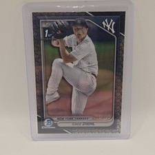 2024 Bowman Draft Chrome Gage Ziehl Fuchsia Lunar Refractor 16/100 Yankees RC