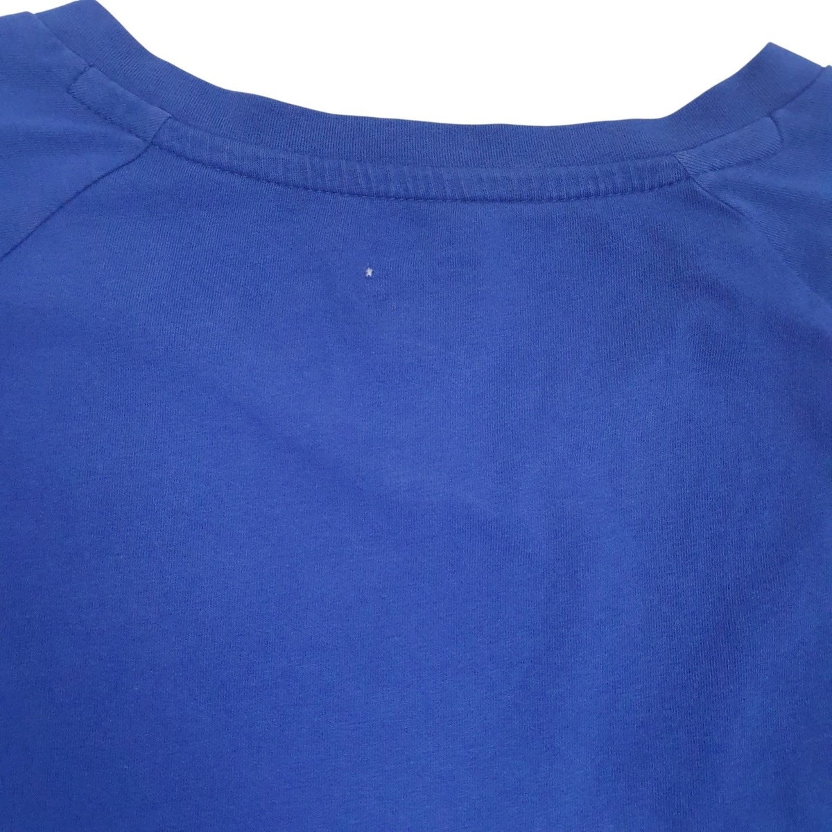 EMPORIO ARMANI Blue T Shirt Tee Short Sleeve Cotton Womens XL View 6