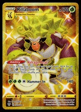 Rillaboom (Secret) Secret Rare SWSH03: Darkness Ablaze 197/189 NM on eBay