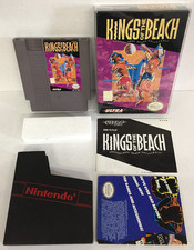 COMPLETE Kings of the Beach NINTENDO NES Manual CIB Booklet TESTED & WORKING